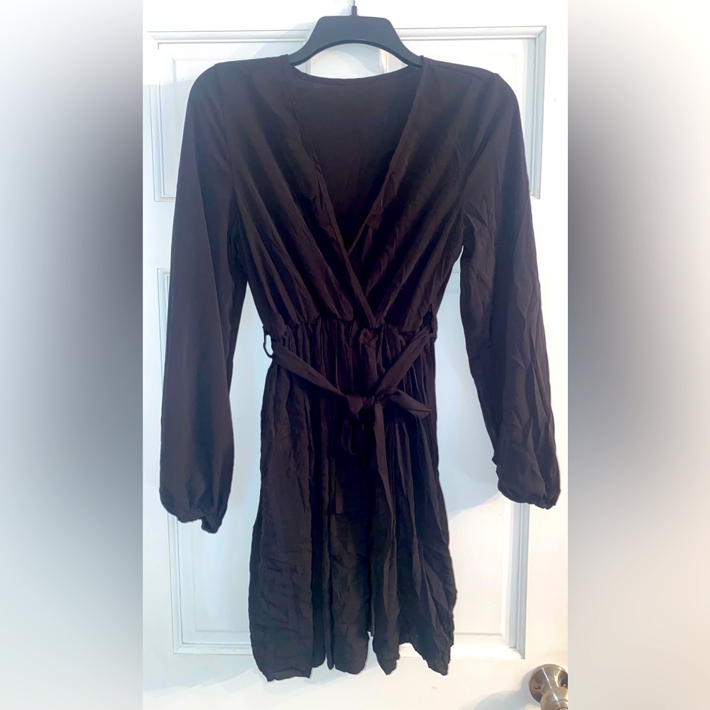 Black flowy dress